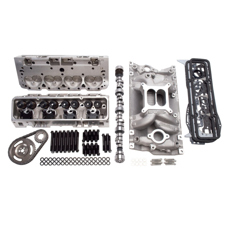 Edelbrock 435Hp Total Power Package Top-End Kit for Use On 1987 And Later SB-Chevy w/ Oe Lifters - DTX Performance