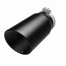 Load image into Gallery viewer, MagnaFlow Tip Stainless Black Coated Single Wall Round Single Outlet 6in Dia 5in Inlet 13in L - DTX Performance