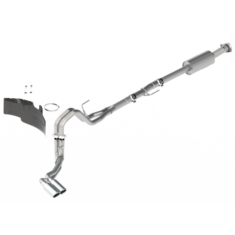 Ford Racing 21-22 F-150 2.7L/3.5L/5.0L Side Exit Extreme Exhaust - Chrome Tips - DTX Performance