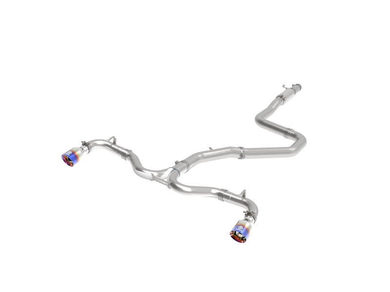 aFe Takeda 304SS Cat-Back Exhaust w/Blue Flame Tips 2018 Hyundai Elantra GT Sport I4 1.6L (t) - DTX Performance