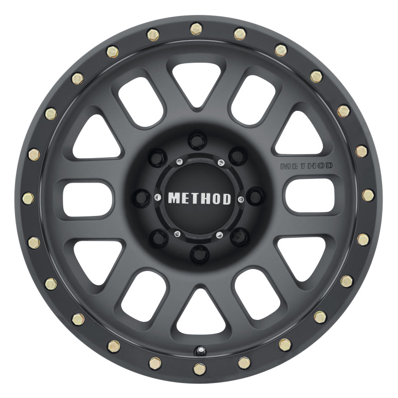 Method MR309 Grid 18x9 +18mm Offset 8x170 130.81mm CB Titanium/Black Street Loc Wheel - DTX Performance