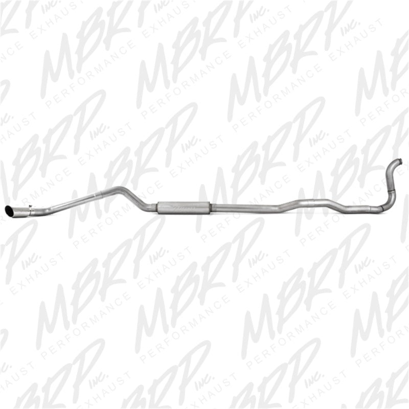 MBRP 88-93 Dodge 2500/3500 Cummins 4WD ONLY Turbo Back Single Side Exit Alum Exhaust System - DTX Performance