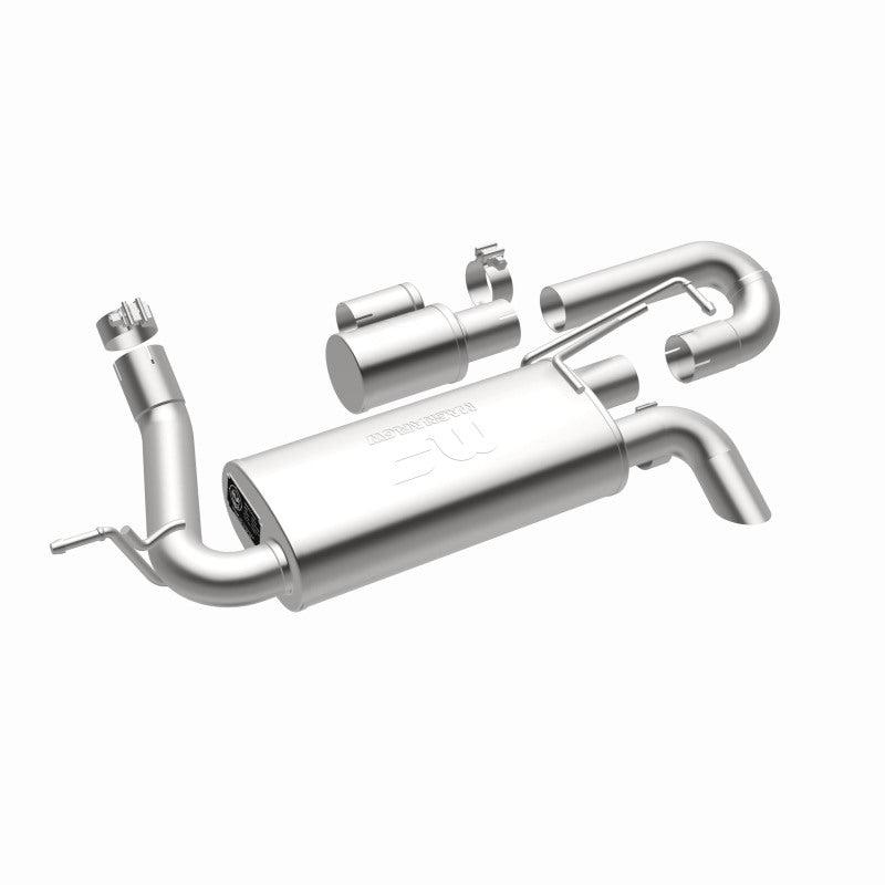 MagnaFlow 07-18 Jeep Wrangler JK Overland Series Axle-Back Exhaust System - DTX Performance