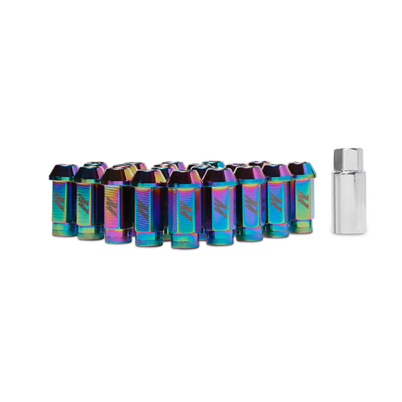 Mishimoto Aluminum Locking Lug Nuts M12 x 1.5 - Neo Chrome - DTX Performance