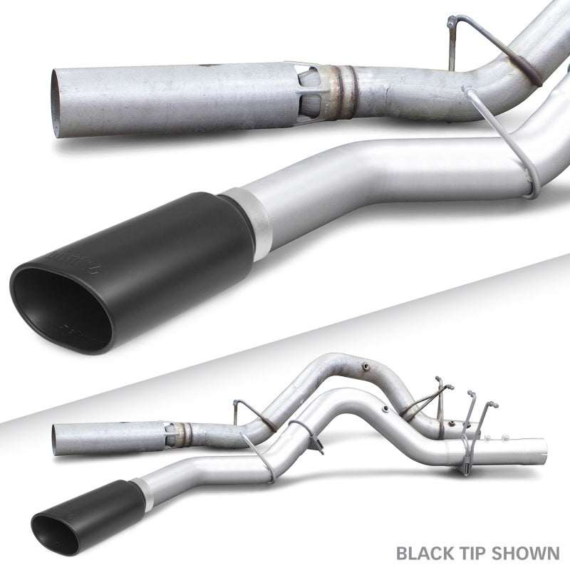 Banks Power 17+ GM Duramax L5P 2500/3500 Monster Exhaust System - SS Single Exhaust w/ Black Tip - DTX Performance