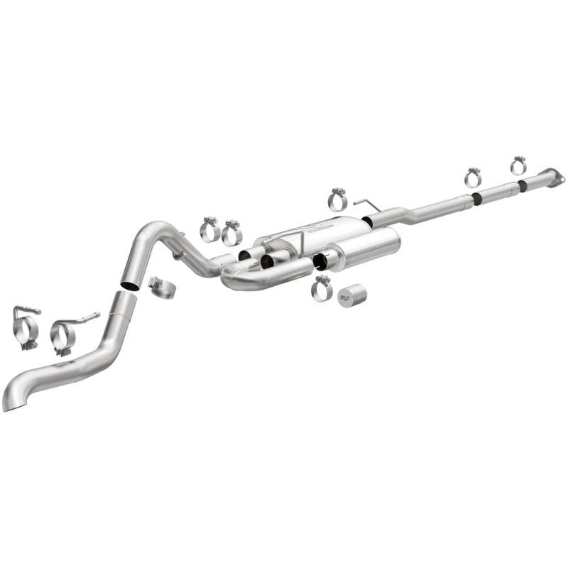 MagnaFlow Stainless Overland Cat-Back Exhaust 05-15 Toyota Tacoma V6 4.0L - DTX Performance