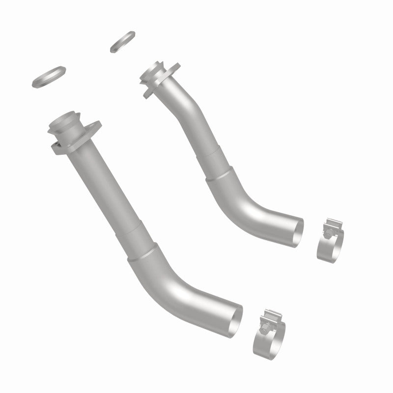 MagnaFlow 66-72 Chevy C10 Pickup V8 2-Piece Front Exhuast Pipe Kit (2in Tubing/Clamps/Inlet Flanges) - DTX Performance