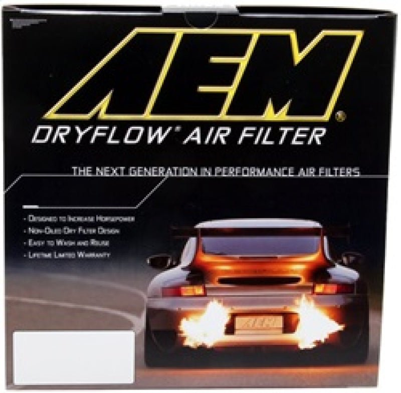 AEM 5in Dryflow Air Filter with 8in Element - DTX Performance