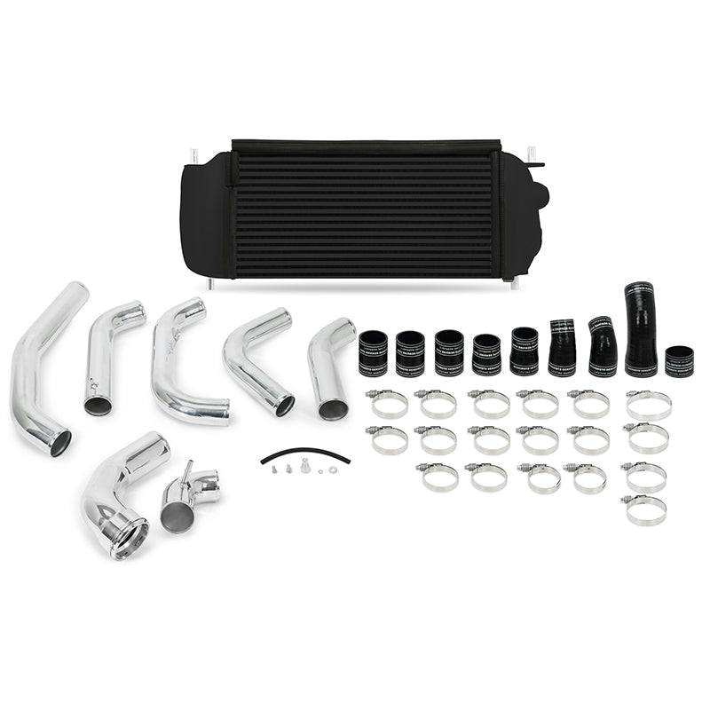 Mishimoto 15-16 Ford F-150 EcoBoost 3.5L Black Performance Intercooler Kit w/ Polished Pipes - DTX Performance