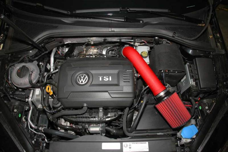 AEM 2015 Volkswagen Golf GTI 2.0L Cold Air Intake System Wrinkle Red - DTX Performance