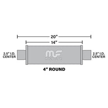 Load image into Gallery viewer, MagnaFlow Muffler Mag SS 14X4X4 2.5X2.5 - DTX Performance