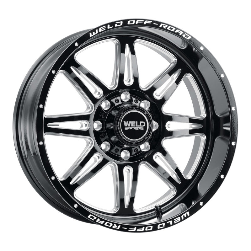 Weld Cheyenne W132 Series 20x10 / 8x170 BP / -18 Offset / 4.75 BS / 125.1 Bore - Gloss Black MIL - DTX Performance