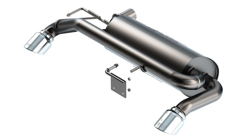 Borla 21-22 Ford Bronco 2.7L V6 4WD ATAK Axle Back Exhaust w/ Bright Chrome Tips - DTX Performance