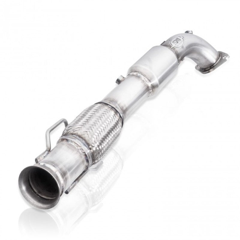 Stainless Works 2016-18 Ford Focus RS 3in High-Flow Cats Downpipe Factory Connection - DTX Performance