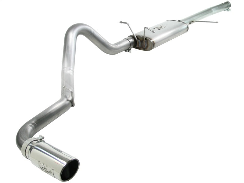 aFe MACHForce XP Exhaust Cat-Back 3in SS-409 w/ Polished Tip 97-03 Ford F-150 V8 4.6/5.4L - DTX Performance