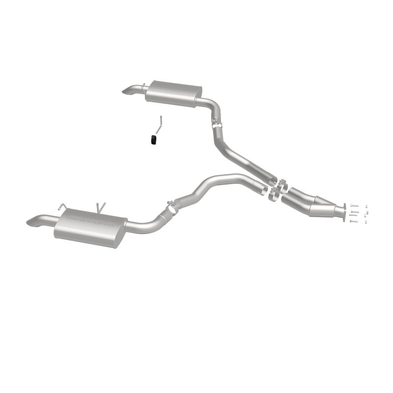 MagnaFlow 75-79 Chevy Corvette V8 5.7L Dual Split Rear Exit Stainless Cat-Back Perf Exhaust - DTX Performance