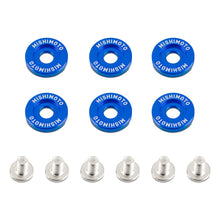 Load image into Gallery viewer, Mishimoto Large Fender Washer Kit (6pcs) - Blue - DTX Performance