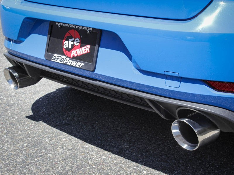 aFe MACHForce XP 3in-2.5in SS Exhaust Cat-Back 18-19 Volkswagen GTI (MK7.5) L4-2.0L (t) - Polished - DTX Performance