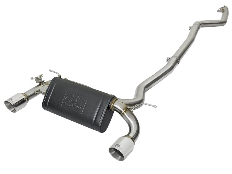 afe POWER MACH Force-Xp 16-17 BMW 340i/340ix/ 3.0L 304 SS Cat-Back Exhaust System - DTX Performance