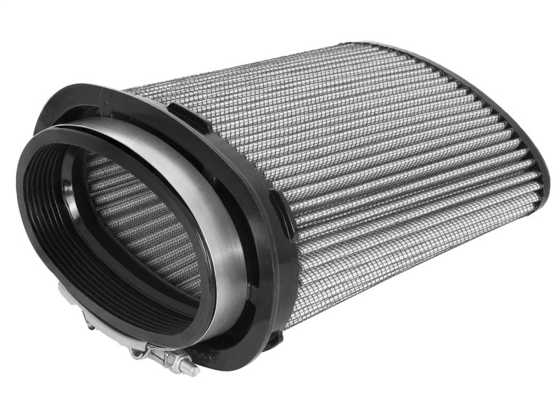 aFe Magnum FLOW UCO Air Filter Pro DRY S 5 5/8in x 2 5/8in F x 7in x 4in B x 7in x 3in T x 7 7/8in H - DTX Performance