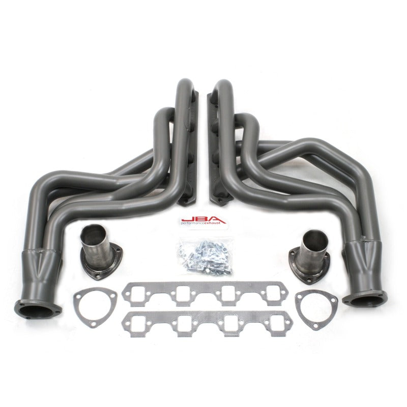 JBA 65-73 Ford Mustang 260-351W (w/Mustang II Suspension) 1-3/4in Primary Ti Ctd Long Tube Header - DTX Performance