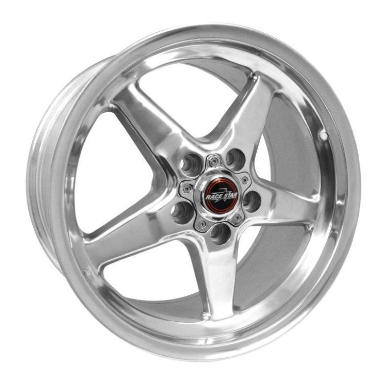 Race Star 92 Drag Star 17x9.50 5x4.50bc 6.88bs Direct Drill Polished Wheel - DTX Performance