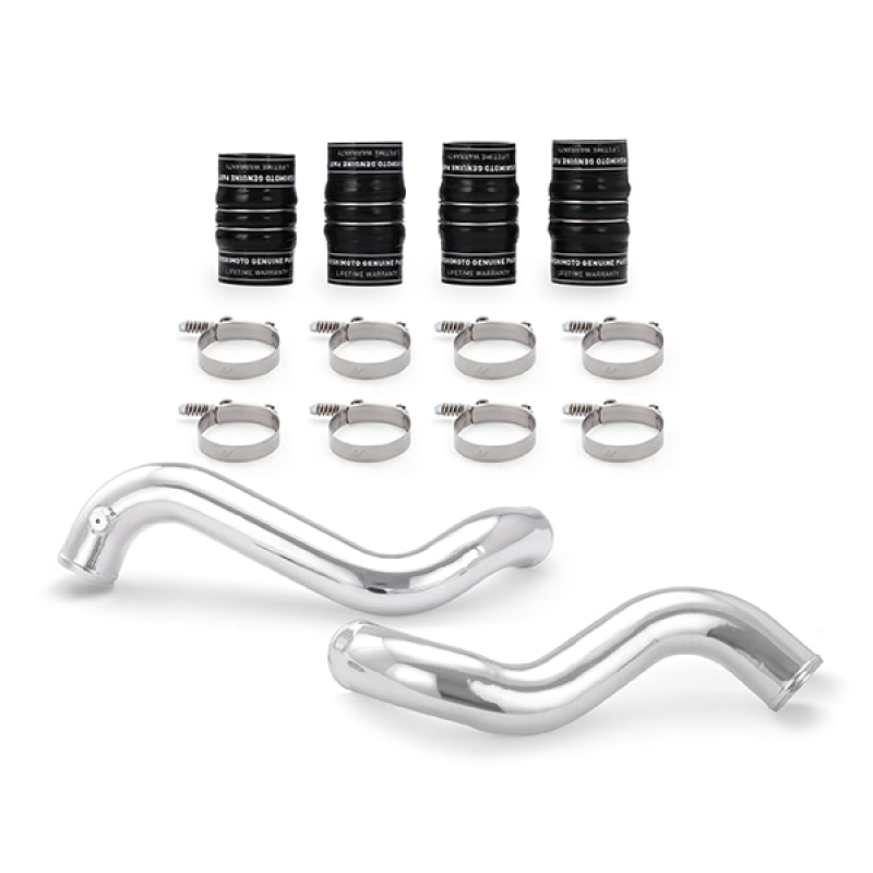 Mishimoto 2016 Nissan Titan XD Intercooler Polished Pipe and Boot Kit - DTX Performance