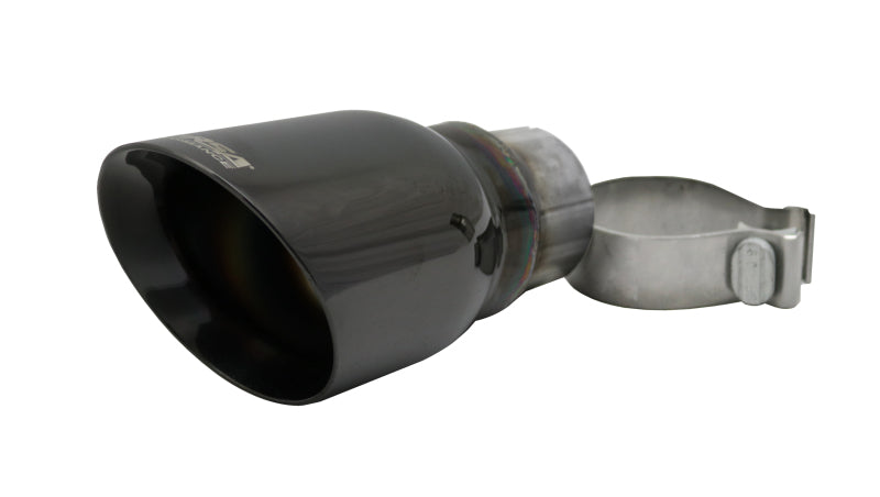 Corsa Single Universal 2.5in Inlet / 4in Outlet Black PVD Pro-Series Tip Kit - DTX Performance