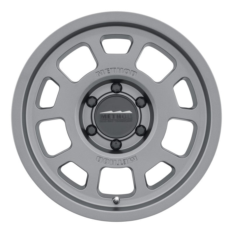 Method MR705 17x8.5 0mm Offset 6x120 67mm CB Titanium Wheel - DTX Performance