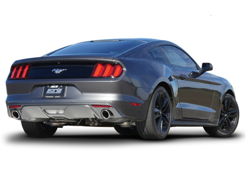 Borla Atak Cat Back 15-17 Ford Mustang 2.3L EcoBoost MT/AT 2.25in pipe 4in tip - DTX Performance