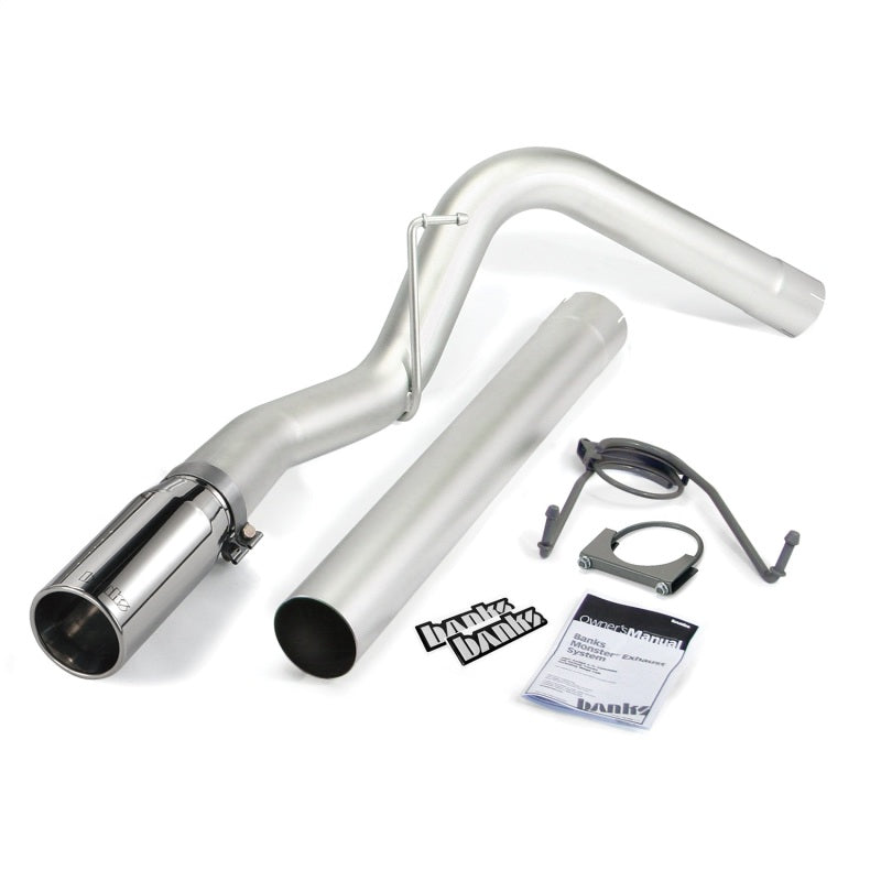 Banks Power 14-15 Dodge Ram 6.7L CCSB Monster Exhaust System - SS Single Exhaust w/ Chrome Tip - DTX Performance