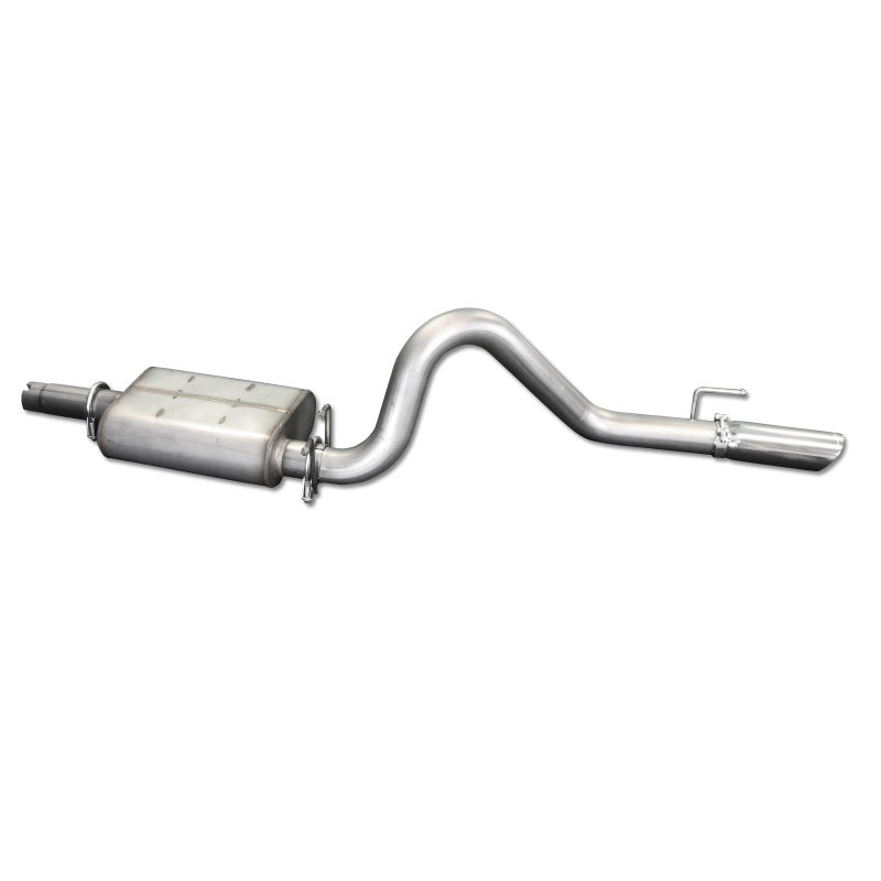 JBA 87-96 Jeep Wrangler YJ 2.5L/4.0L/4.2L 304SS Single Rear Exit Cat-Back Exhaust - DTX Performance