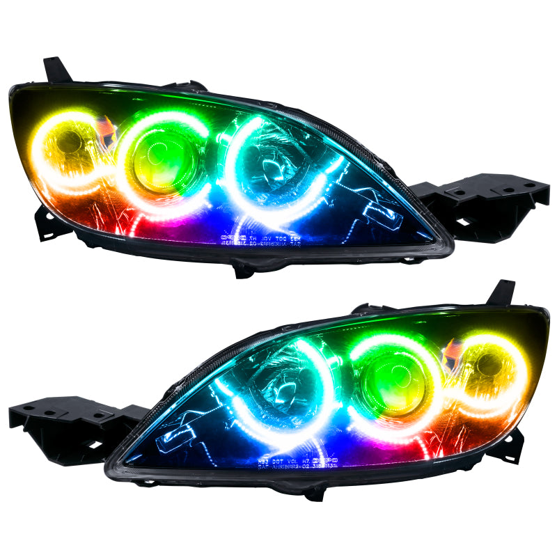 Oracle 04-09 Mazda 3 SMD HL - Hatchback - Halogen Style - ColorSHIFT w/o Controller - DTX Performance