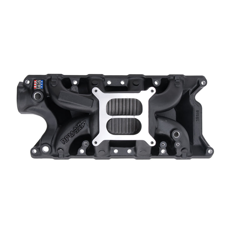 Edelbrock Intake Manifold RPM Air-Gap Small-Block Ford 289-302 Black - DTX Performance