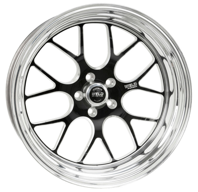 Weld S77 20x9 / 5x4.75 BP / 5.5in. BS Black Wheel (Low Pad) - Non-Beadlock - DTX Performance