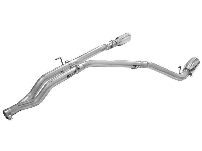 aFe MACHForce XP DPF-Back Exhaust 3in SS w/ 6in Polished Tips 2014 Dodge Ram 1500 V6 3.0L EcoDiesel - DTX Performance