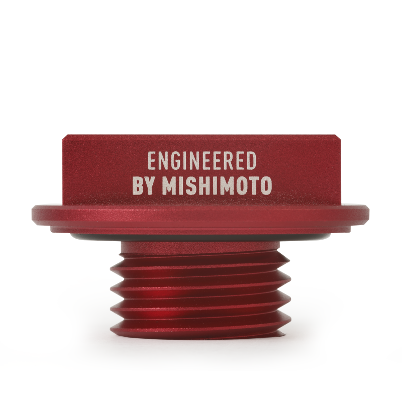 Mishimoto 87-01 Ford Mustang Hoonigan Oil Filler Cap - Red - DTX Performance