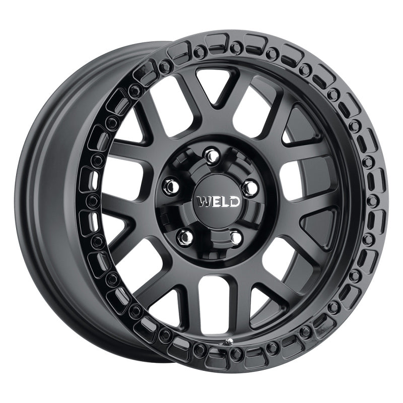 Weld Off-Road W104 17X9.0 Cinch 5X114.3 5X127 ET00 BS5.00 Satin Black Gloss Black 78.1 - DTX Performance