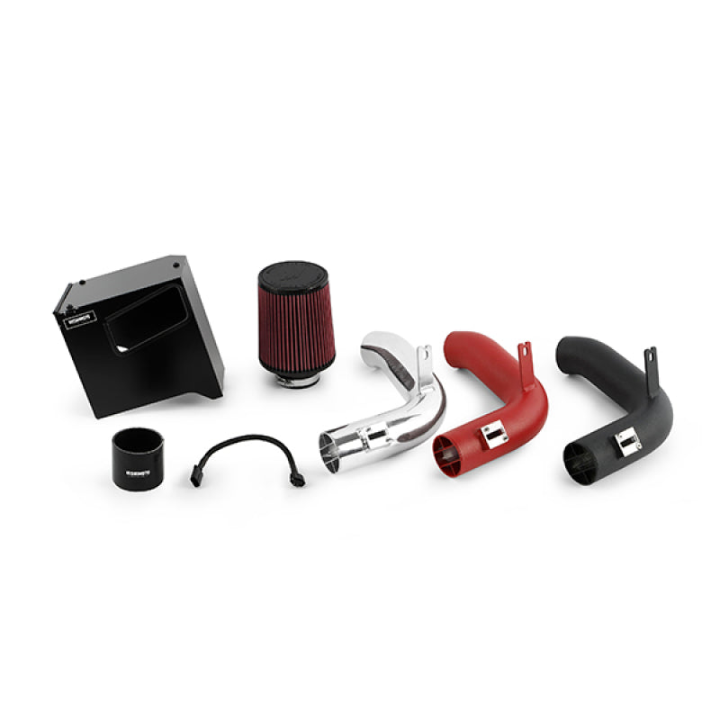 Mishimoto 15-16 Subaru WRX Performance Race Air Intake Kit - Wrinkle Red - DTX Performance