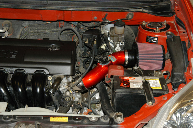 K&N 03 Toyota Matrix XR Red Typhoon Short Ram Intake - DTX Performance