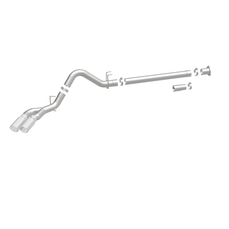 MagnaFlow 08-17 Ford F-250/F-350/F-450 4.6L/6.7 DPF-Back SS 4in Dual Single Passenger Side Rear Exit - DTX Performance