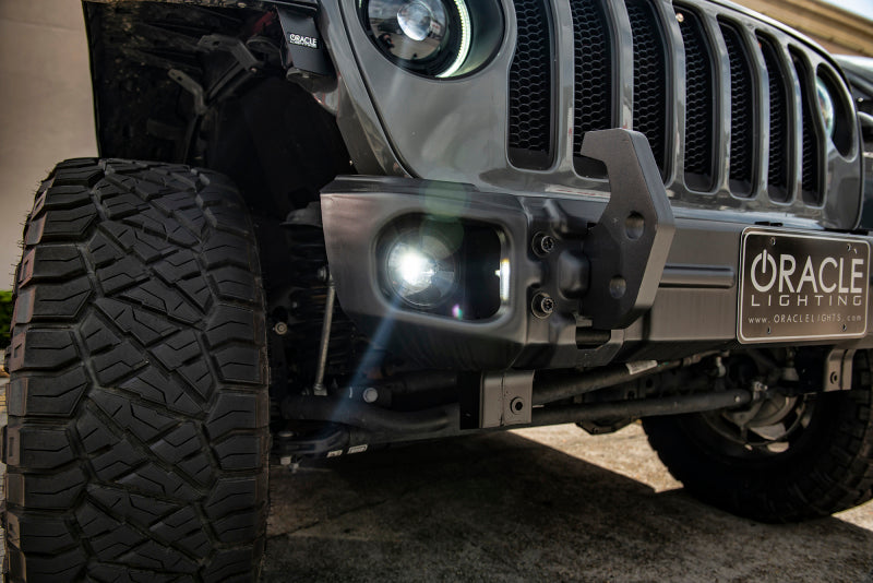 Oracle Jeep Wrangler JL/Gladiator JT Sport High Performance W LED Fog Lights - No Halo - DTX Performance