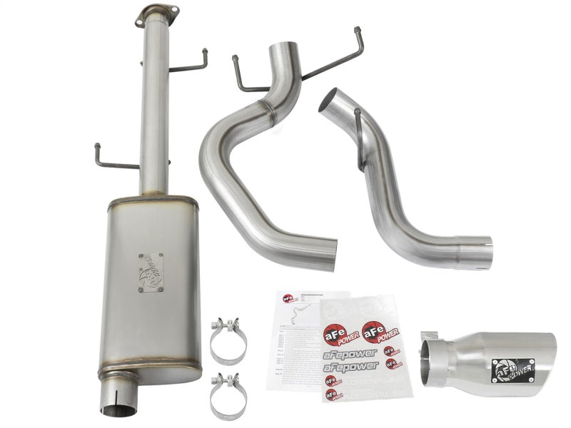 aFe MACH Force Xp 3in SS Cat-Back Single Side Exit Exhaust w/Polished Tips 07-14 Toyota FJ Cruiser - DTX Performance