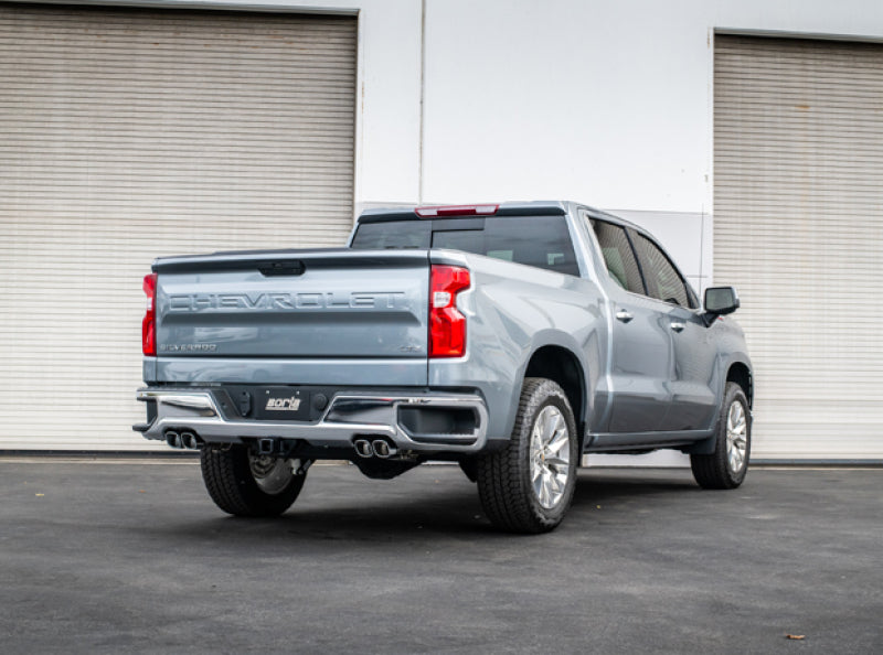 Borla 19 Chevrolet Silverado/GMC Sierra 1500 6.2L SS Touring Catback Exhaust - Square Chrome Tips - DTX Performance