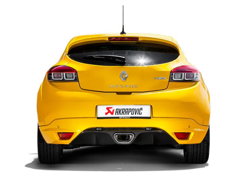 Akrapovic 10-16 Renault Megane Coupe RS Evolution Line Cat Back (Titanium) w/ Carbon Tips - DTX Performance