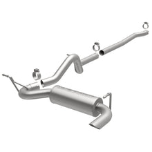 Load image into Gallery viewer, MagnaFlow 12-14 Jeep Wrangler 4dr Single Straight Rear P/S Exit Stainless C/B Performance Exhaust - DTX Performance