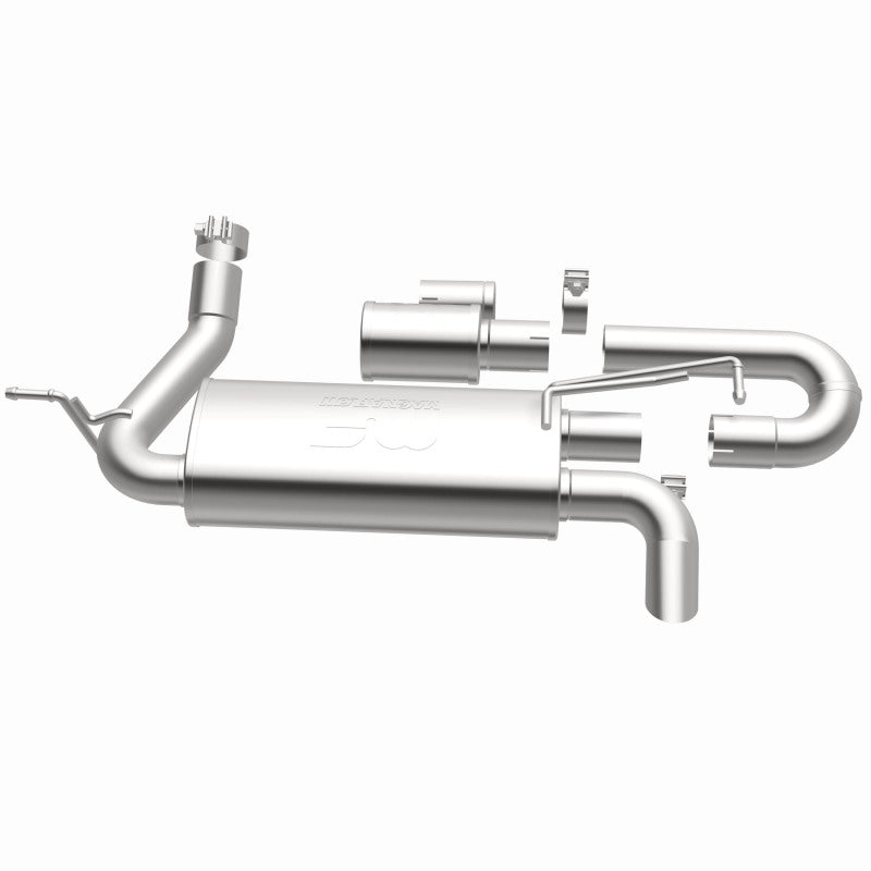 MagnaFlow 07-18 Jeep Wrangler JK Overland Series Axle-Back Exhaust System - DTX Performance