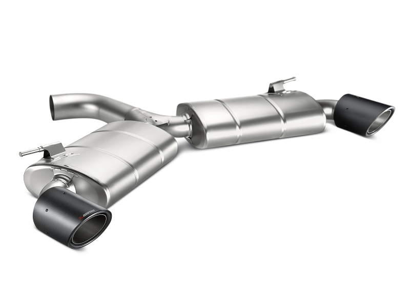 Akrapovic 13-17 Volkswagen Golf GTI (VII) Slip-On Line (Titanium) w/ Carbon Tips - DTX Performance