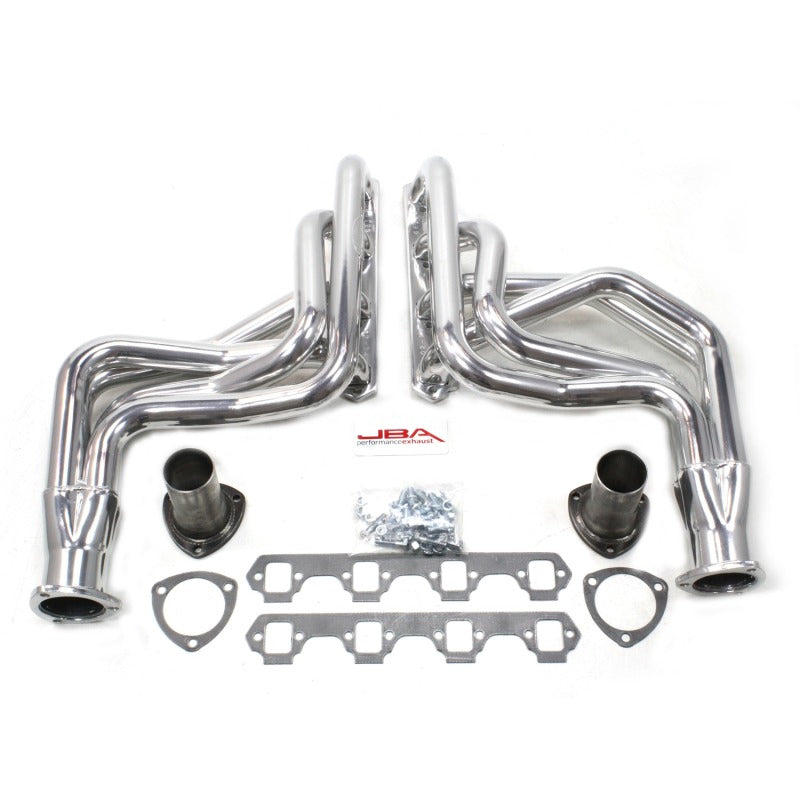 JBA 65-73 Ford Mustang 260-351W (w/Mustang II Suspension) 1-3/4in Primary Sliver Long Tube Header - DTX Performance