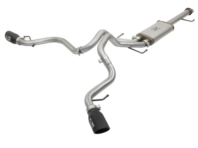 aFe MACH Force-Xp 3in - 2.5in SS Cat-Back Dual Exhaust w/Black Tips 07-14 Toyota FJ Cruiser 4.0L - DTX Performance